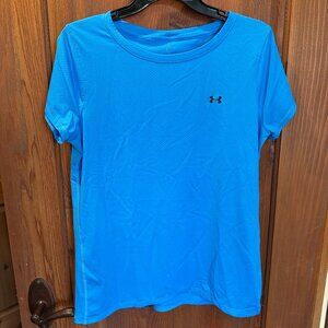 UNDER ARMOUR Women's HeatGear Tech Mesh Fitted Tee Size L (3 SHIRTS)
